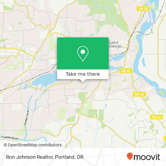 Ron Johnson Realtor map