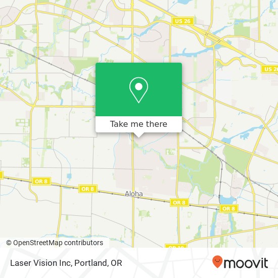 Laser Vision Inc map