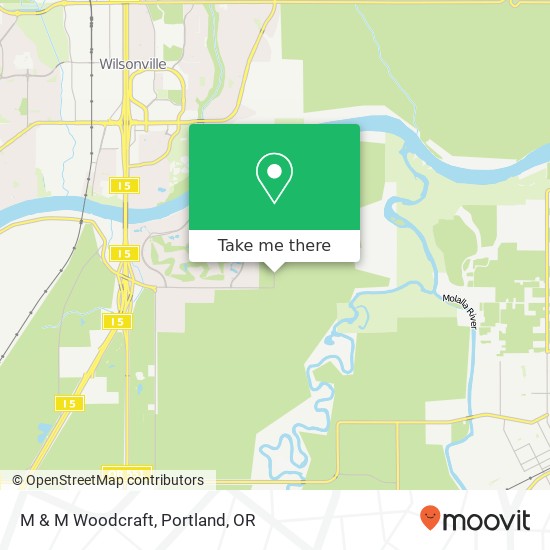 Mapa de M & M Woodcraft