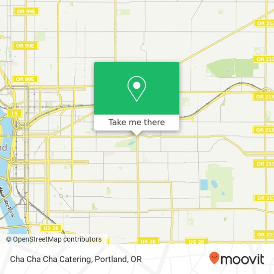 Cha Cha Cha Catering map