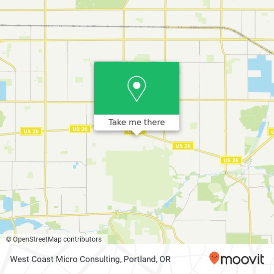 West Coast Micro Consulting map