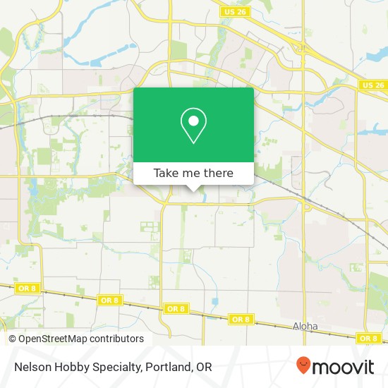 Nelson Hobby Specialty map