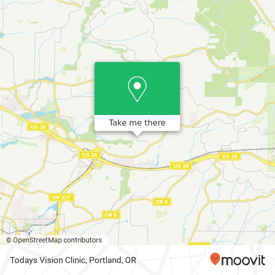 Todays Vision Clinic map