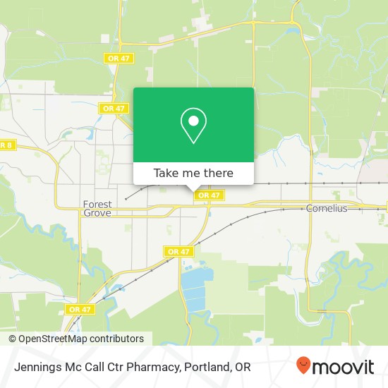 Jennings Mc Call Ctr Pharmacy map