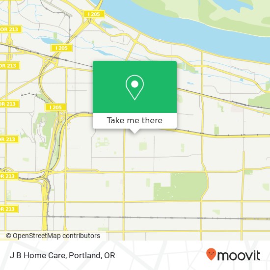 J B Home Care map