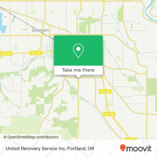 United Recovery Service Inc map