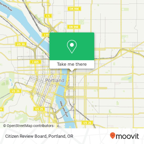 Citizen Review Board map