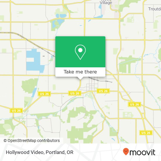 Hollywood Video map