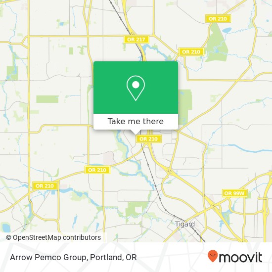 Arrow Pemco Group map