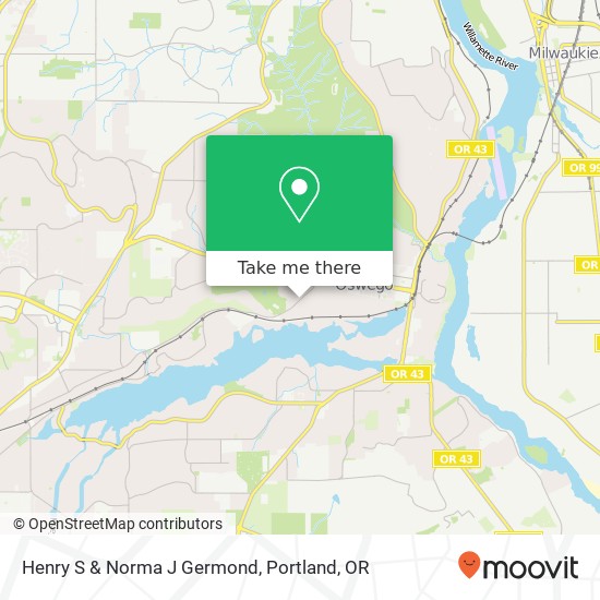 Henry S & Norma J Germond map