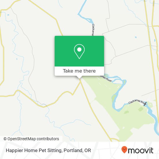 Happier Home Pet Sitting map