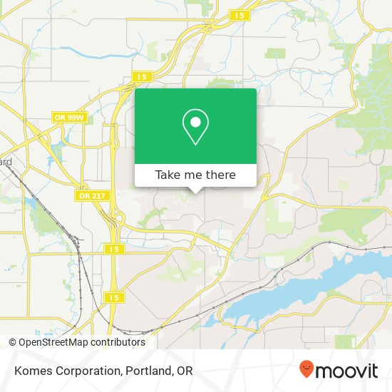 Mapa de Komes Corporation