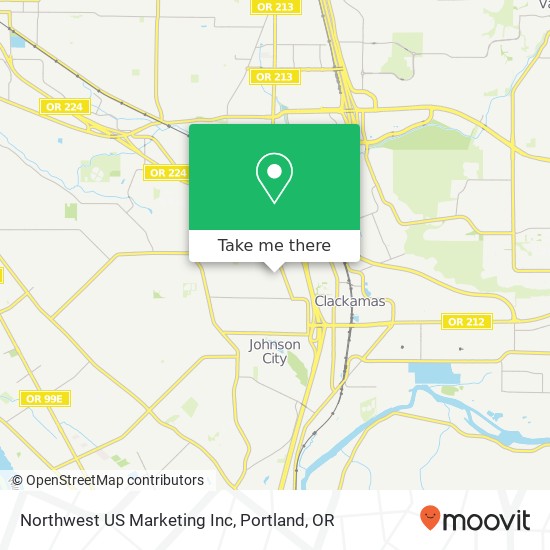 Northwest US Marketing Inc map