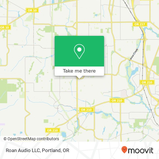 Mapa de Roan Audio LLC