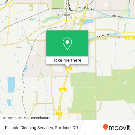 Mapa de Reliable Cleaning Services