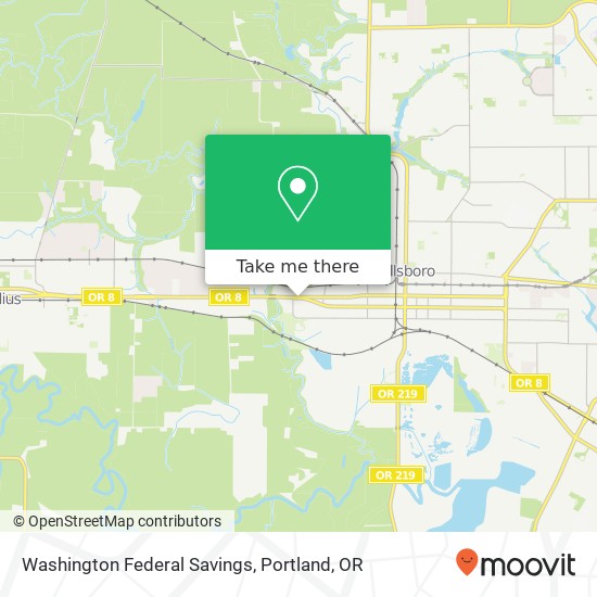 Washington Federal Savings map