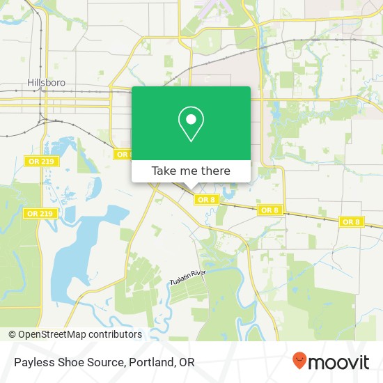 Mapa de Payless Shoe Source