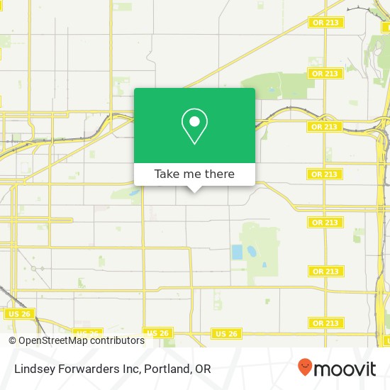 Lindsey Forwarders Inc map