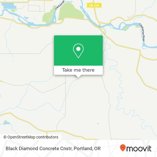 Mapa de Black Diamond Concrete Cnstr