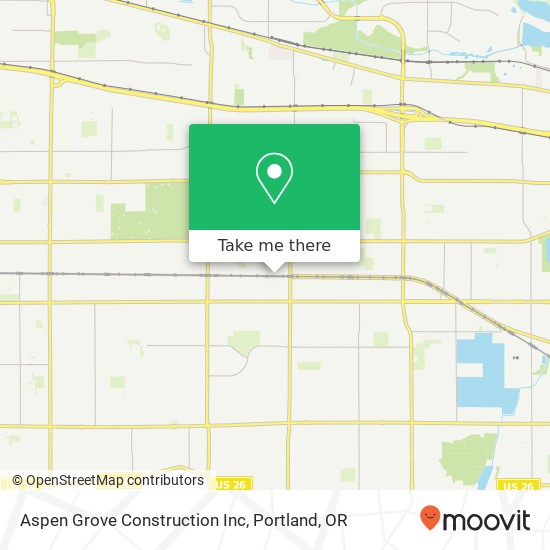 Mapa de Aspen Grove Construction Inc
