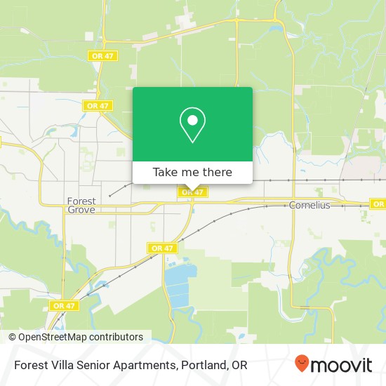 Forest Villa Senior Apartments map
