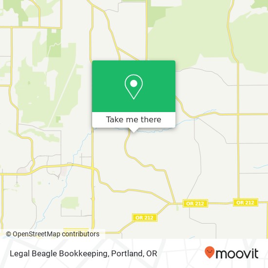 Mapa de Legal Beagle Bookkeeping