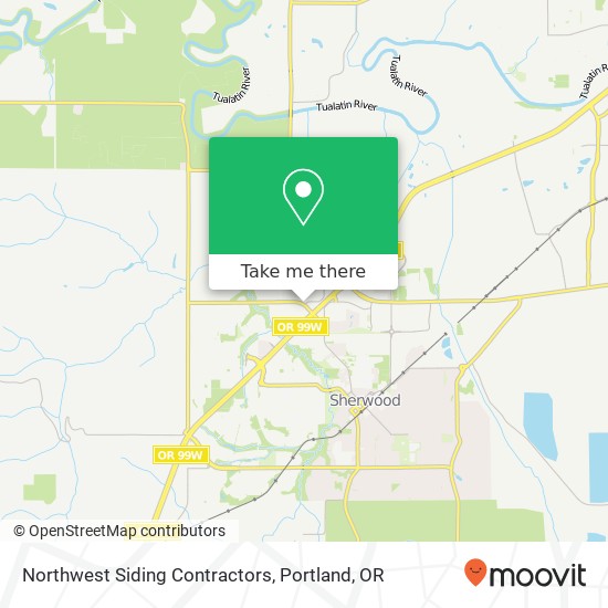 Mapa de Northwest Siding Contractors