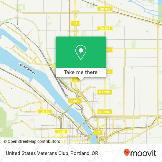 United States Veterans Club map