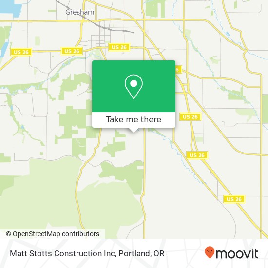 Matt Stotts Construction Inc map