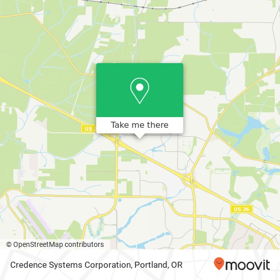 Credence Systems Corporation map