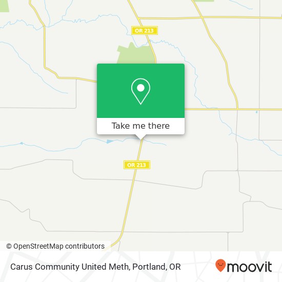 Carus Community United Meth map