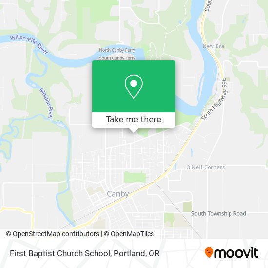 Mapa de First Baptist Church School