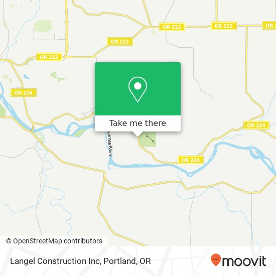 Mapa de Langel Construction Inc
