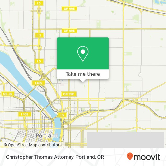 Mapa de Christopher Thomas Attorney