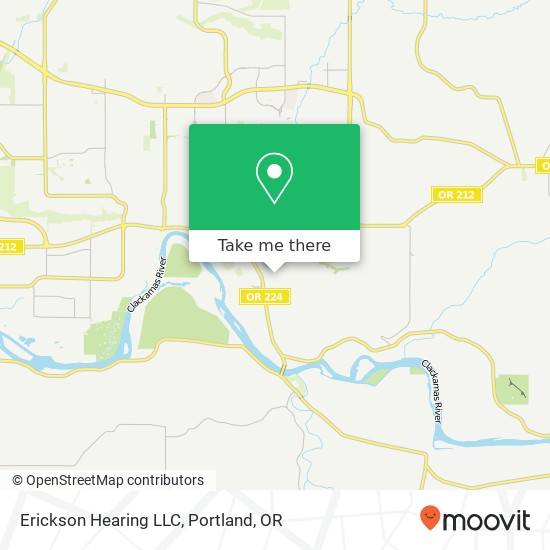 Mapa de Erickson Hearing LLC