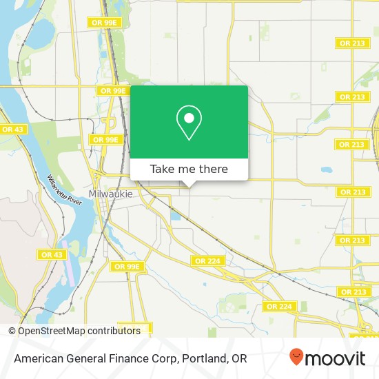 American General Finance Corp map