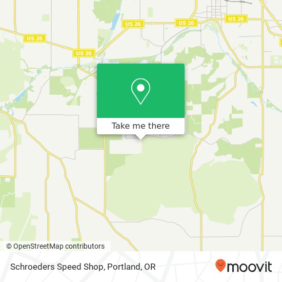 Mapa de Schroeders Speed Shop