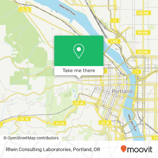 Mapa de Rhein Consulting Laboratories