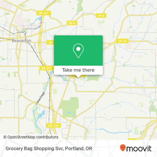 Mapa de Grocery Bag Shopping Svc