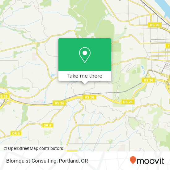 Mapa de Blomquist Consulting