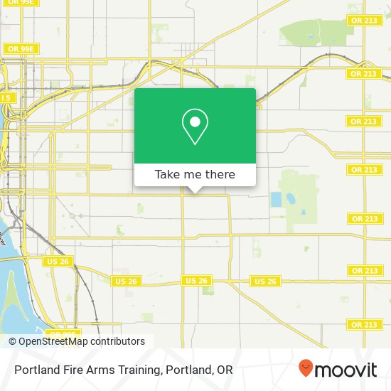Mapa de Portland Fire Arms Training