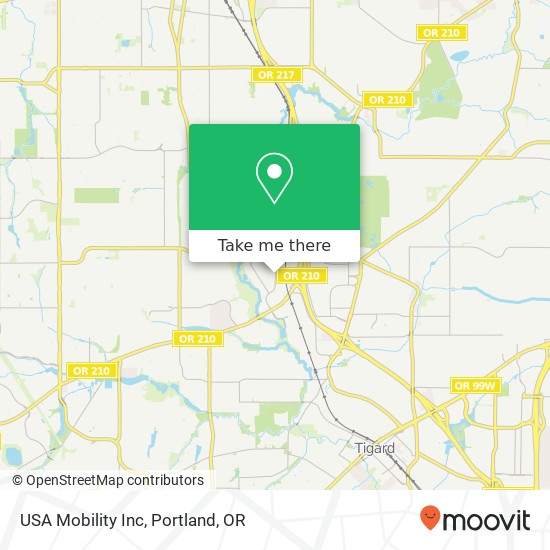 USA Mobility Inc map