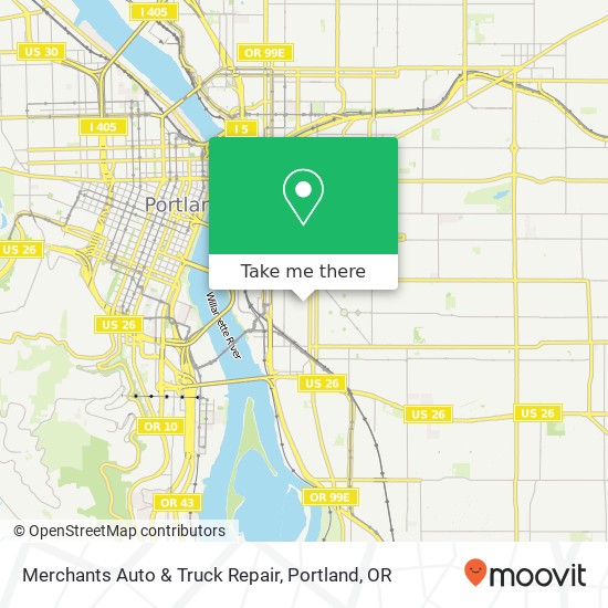 Mapa de Merchants Auto & Truck Repair