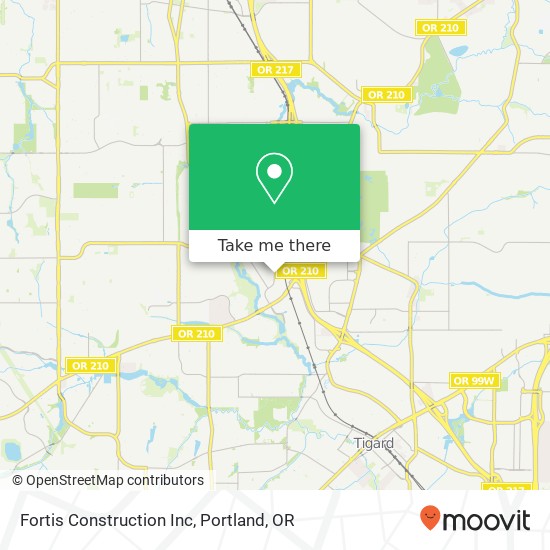 Fortis Construction Inc map