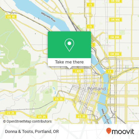 Donna & Toots map