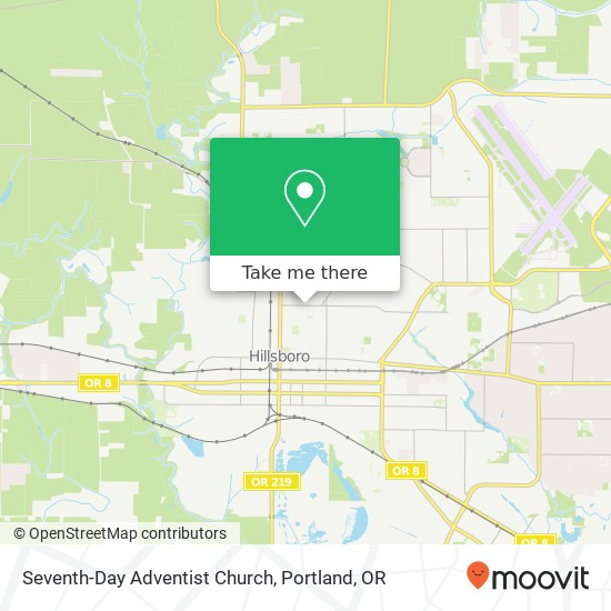 Seventh-Day Adventist Church map