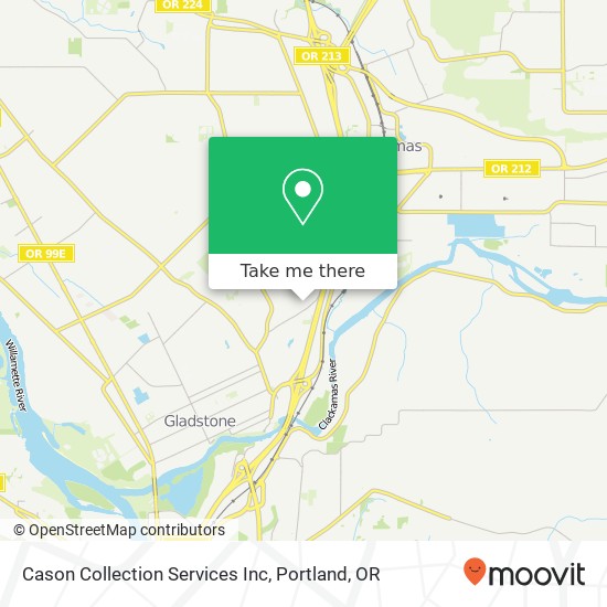 Mapa de Cason Collection Services Inc