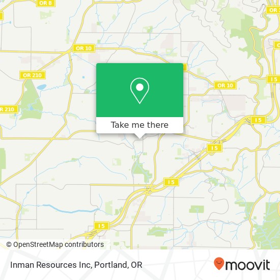 Inman Resources Inc map