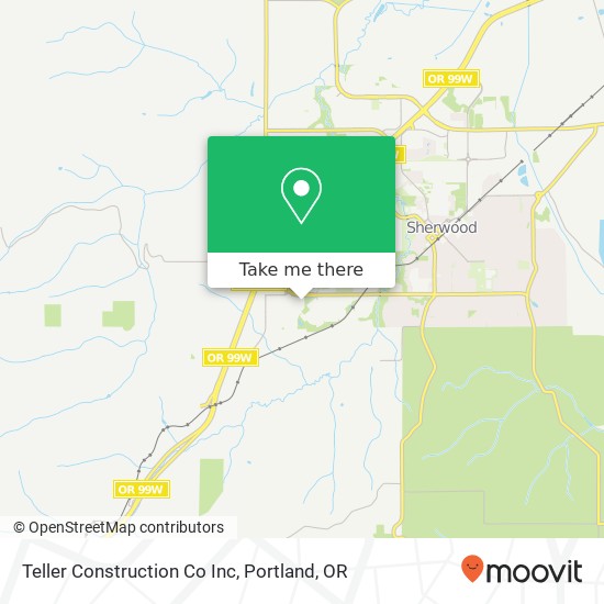 Teller Construction Co Inc map