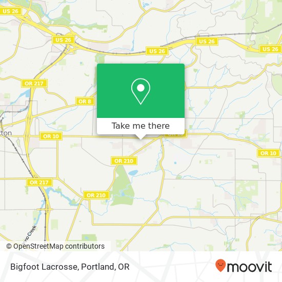 Bigfoot Lacrosse map